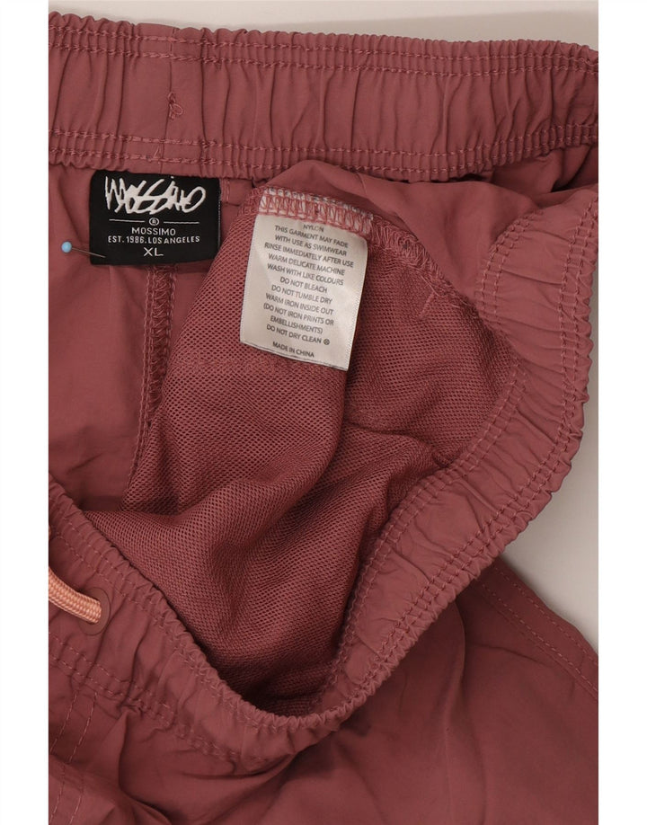 Pantaloni scurți de înot pentru bărbați MOSSIMO XL nailon burgundă