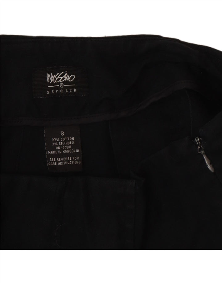 Fusta mini Mossimo pentru femei cu talie joasă US 8 Medium W32 bumbac negru