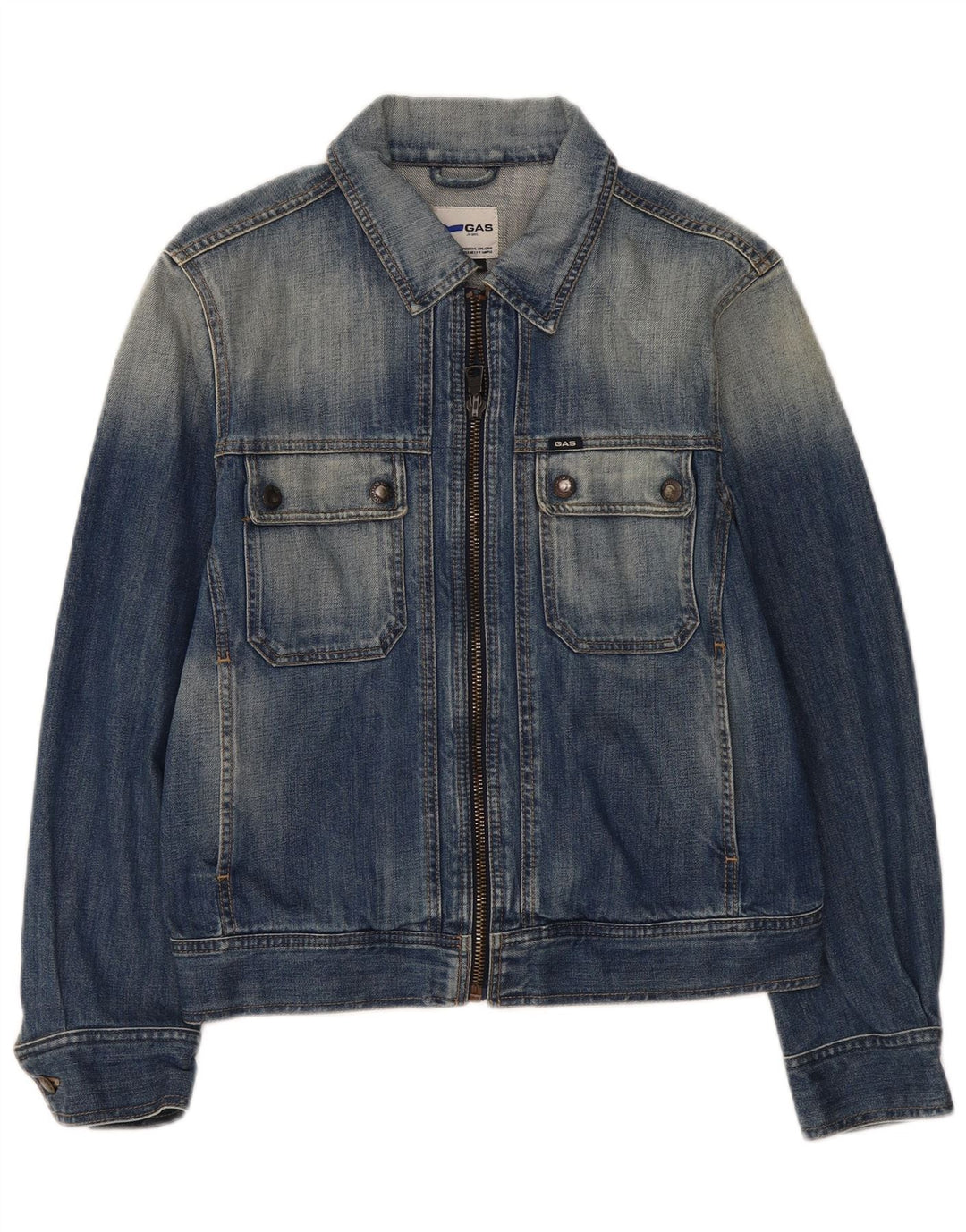 Jachetă de blugi pentru bărbați Gas UK 38 Medium Blue