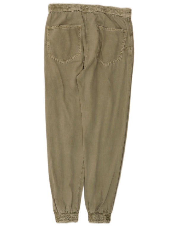 Pantaloni de jogging pentru femei Zara Pantaloni casual XS W24 L26 Kaki Bumbac