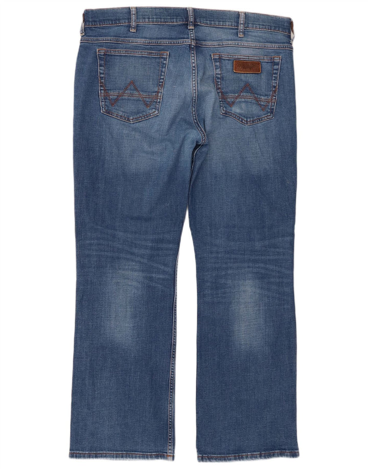 Blugi pentru bărbați Wrangler Jacksville Bootcut W36 L30 Bumbac albastru