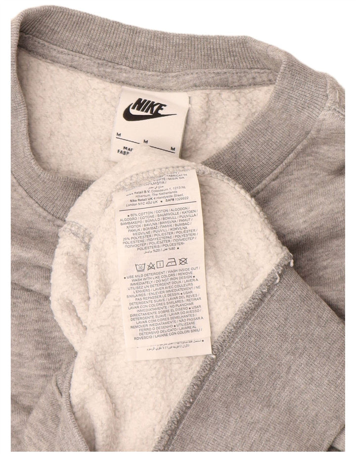 Pulover NIKE pentru bărbați, bumbac, gri mediu