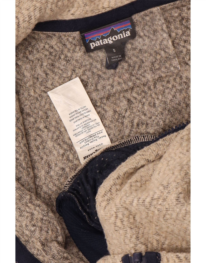 Jachetă fleece pentru bărbați Patagonia UK 36 Small Beige Chevron Poliester