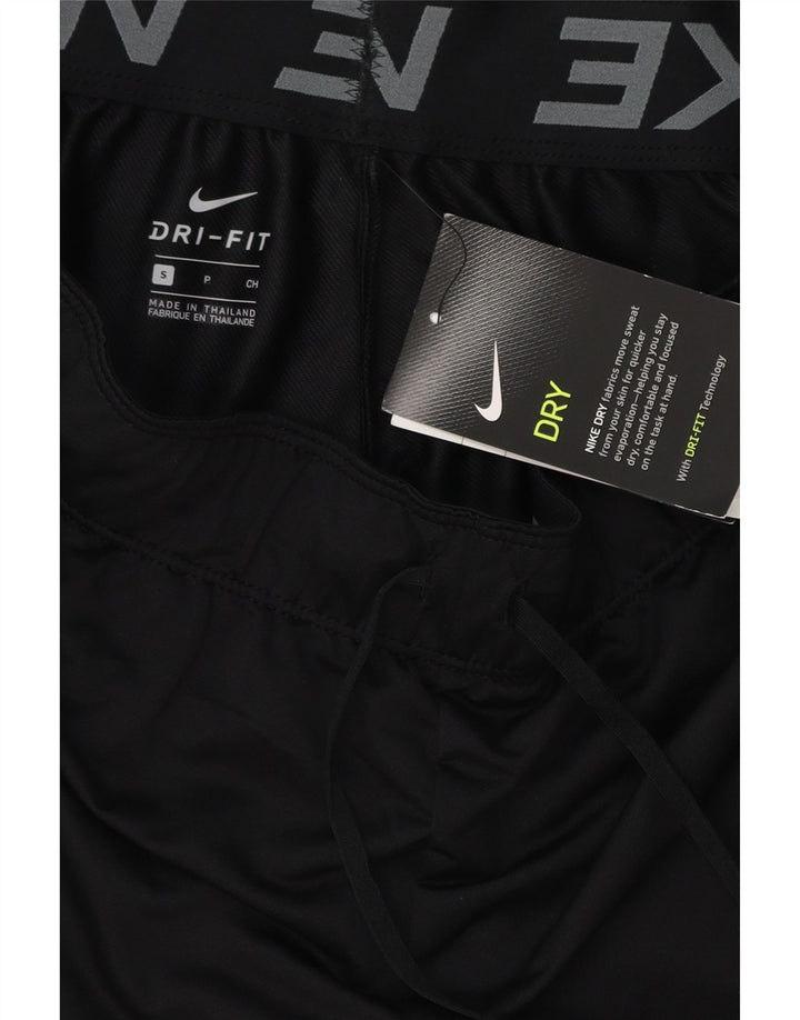 Pantaloni scurți sport Nike Dri Fit pentru bărbați, poliester negru mic