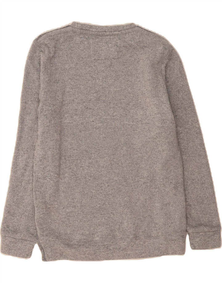 QUIKSILVER Mens Sweatshirt Jumper Medium Grey Colourblock Polyester Vintage Quiksilver and Second-Hand Quiksilver from Messina Hembry 