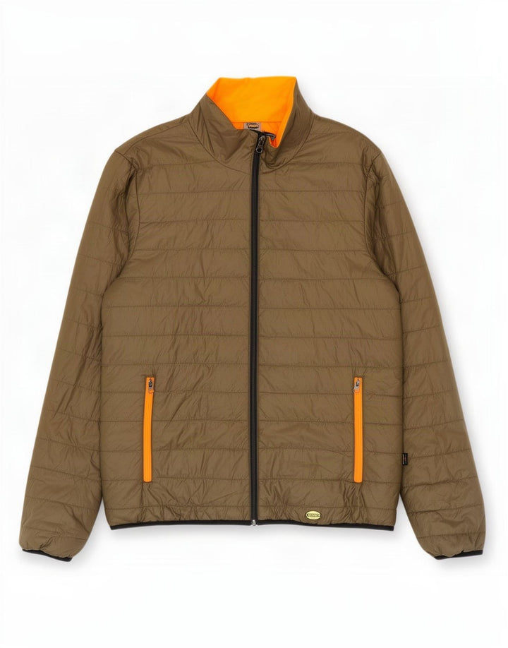 Jachetă căptușită reversibilă pentru bărbați Diadora, UK 42 XL Kaki Poliester