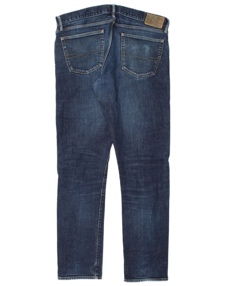 POLO RALPH LAUREN Blugi slim pentru bărbați W34 L32 Bumbac albastru