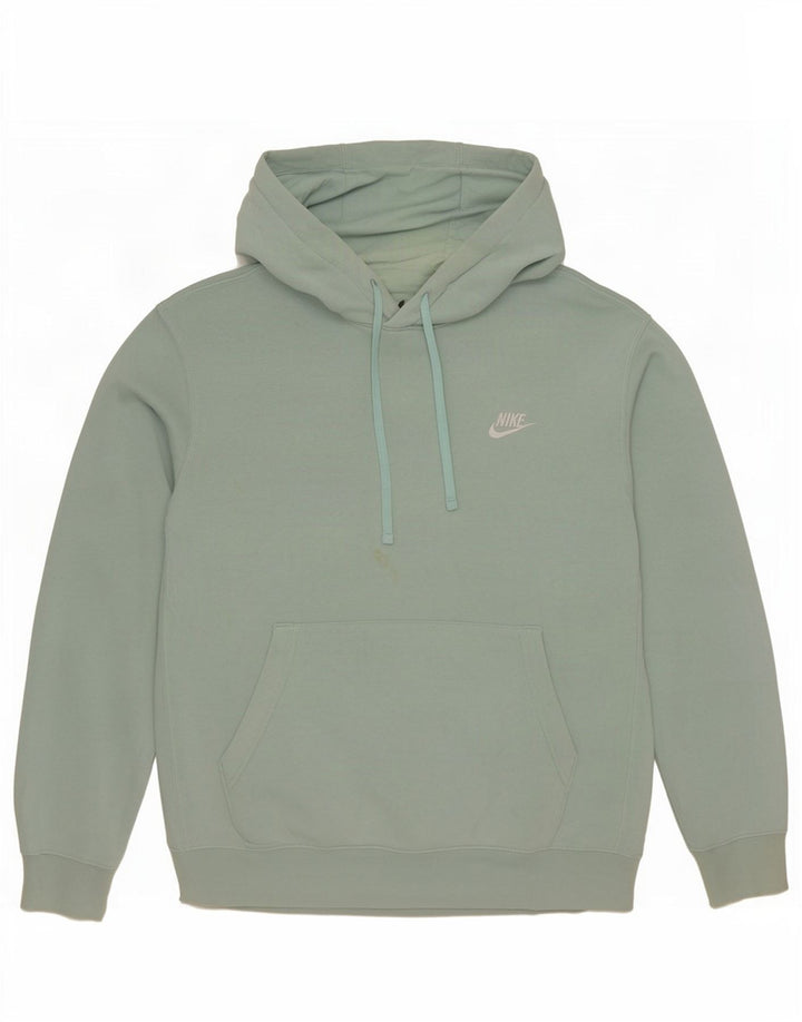 Pulover Nike pentru bărbați, bumbac verde mediu