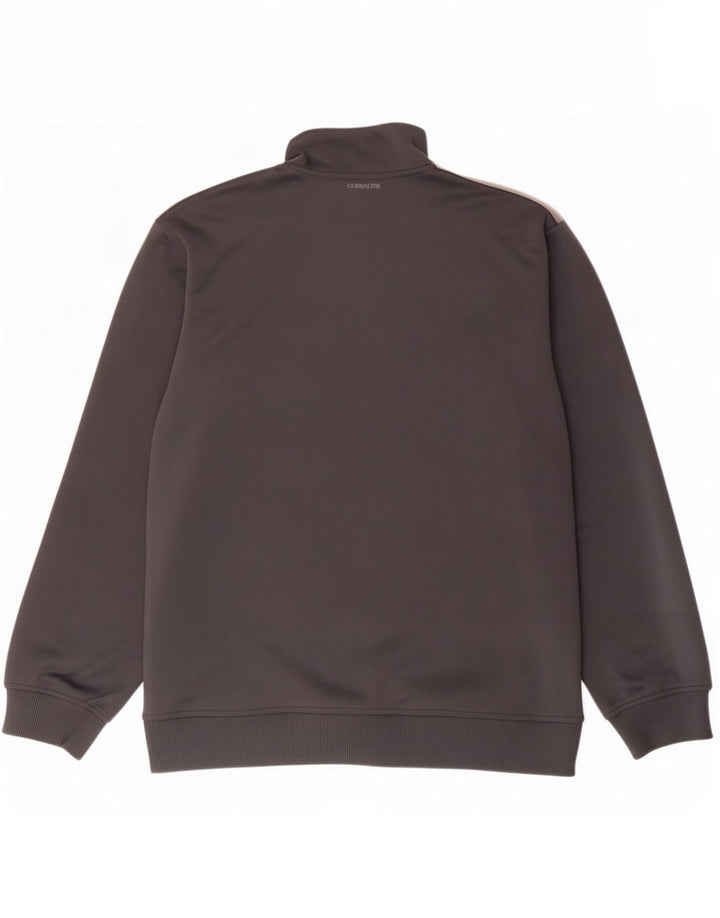 Adidas pentru bărbați Climalite Trening Top Jachetă mare, gri, poliester color bloc