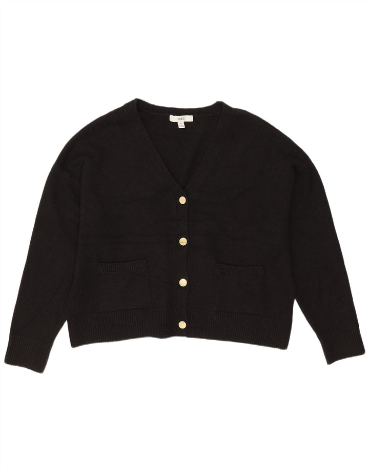 Pulover cardigan supradimensionat pentru femei Marks & Spencer UK 14 Medium Negru