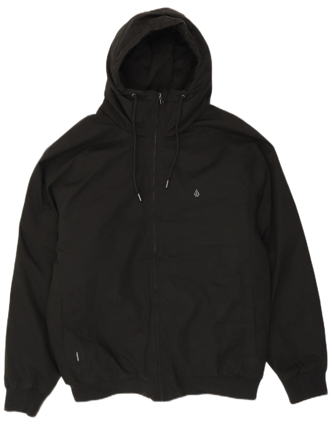 VOLCOM Bomber cu glugă pentru bărbați UK 40 Large Black