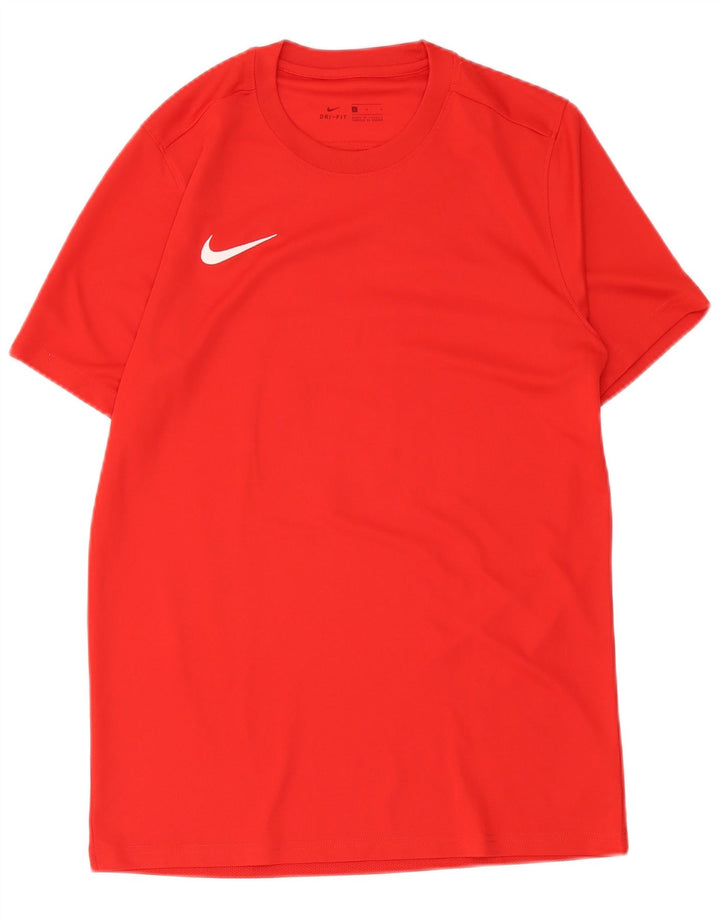 Tricou grafic Nike Dri Fit pentru bărbați Top mare din poliester roșu