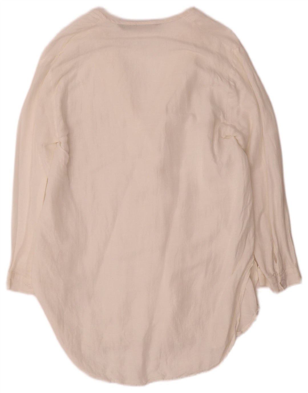 Top cu tunică cu mâneci 3/4 pentru femei Zara UK 10 Small White