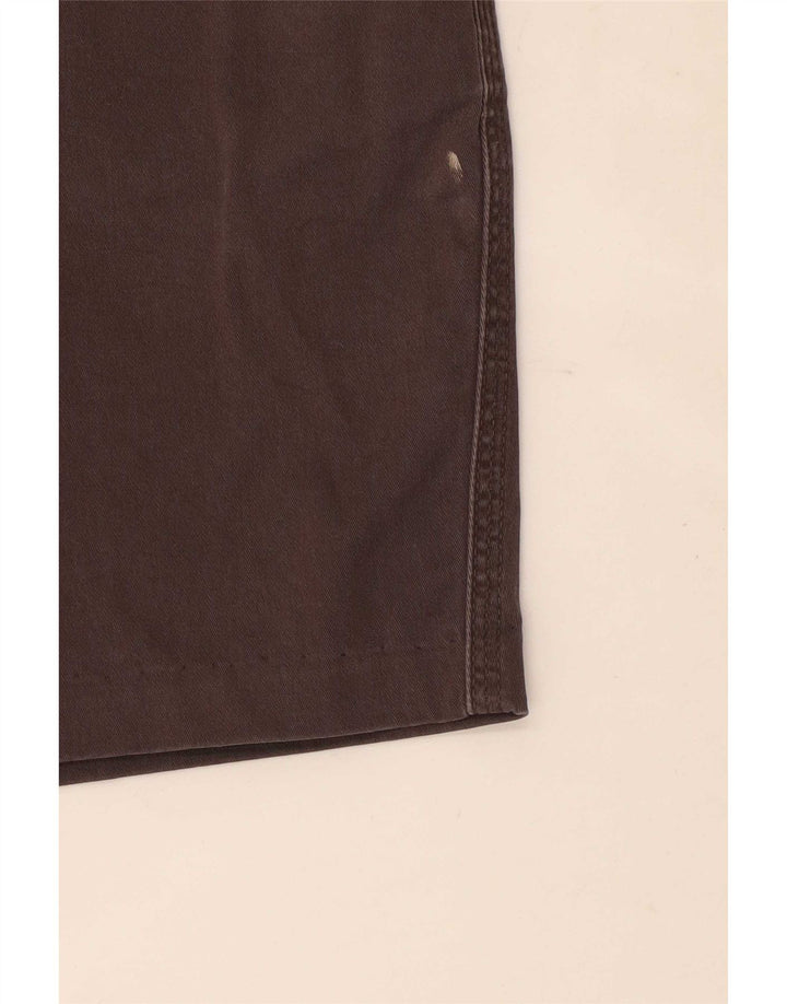 Pantaloni scurti chino vintage pentru femei W28 bumbac gri mediu