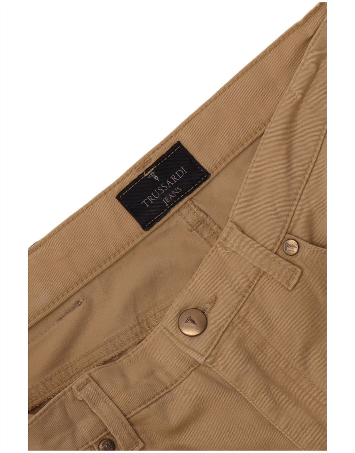 Pantaloni casual pentru bărbați Trussardi Bootcut W30 L31 Bej
