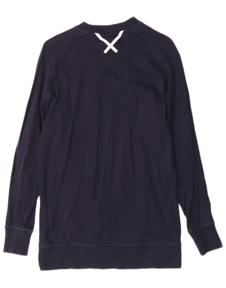 Pulover adidas pentru femei UK 8 mic bumbac bleumarin