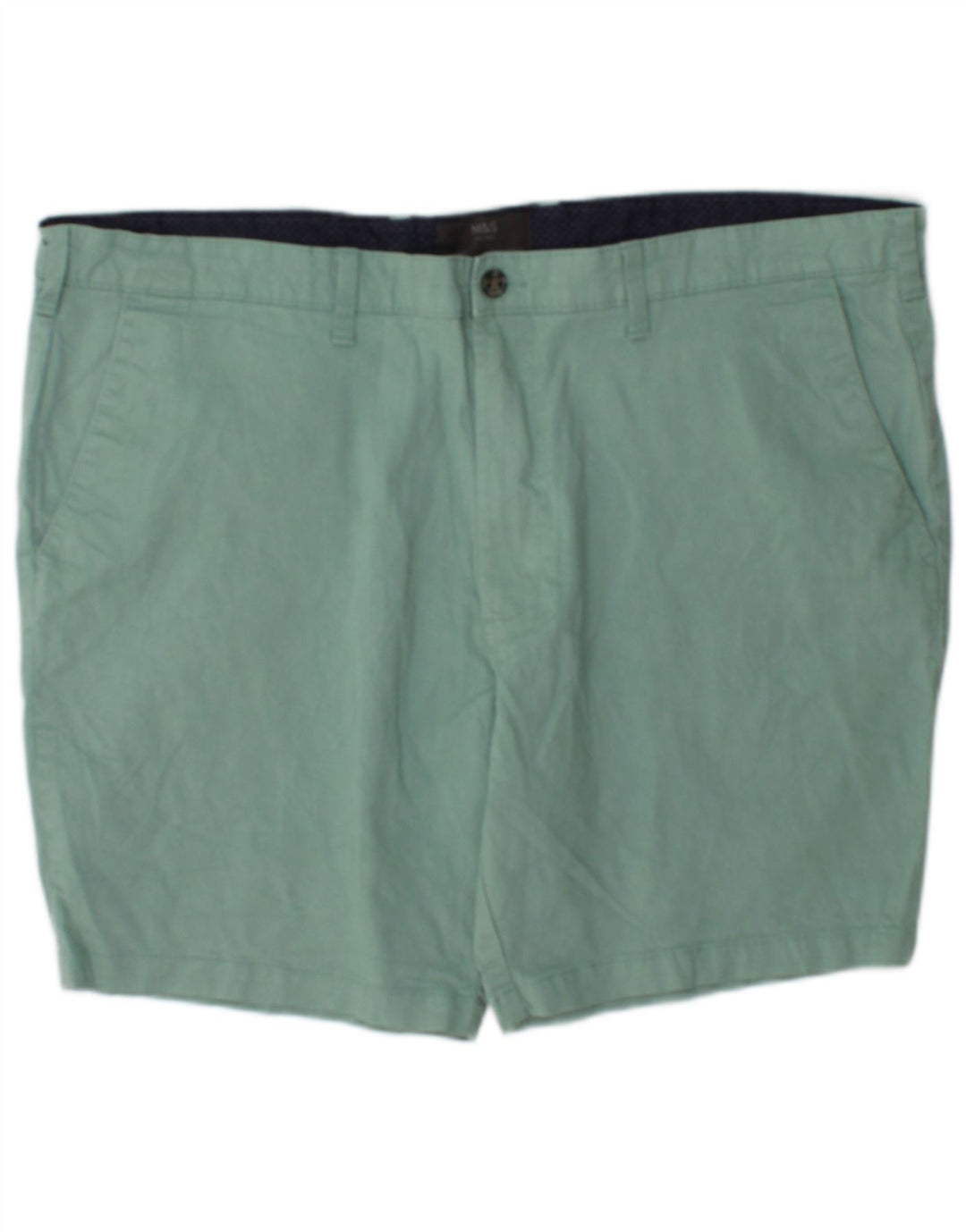 Pantaloni scurți chino pentru bărbați Marks & Spencer W42 2XL bumbac verde