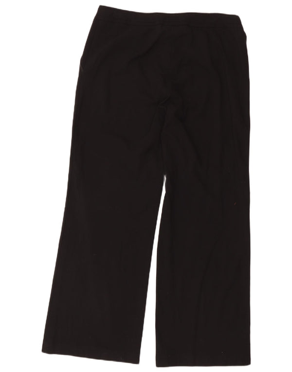 Marks & Spencer Pantaloni casual pentru femei cu picioare largi UK 16 Large W36 L30 Negru