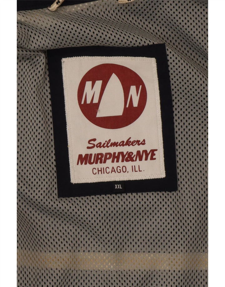 Murphy & Nye Sailmakers Bomber Jacket pentru bărbați Marea Britanie 44 2XL Bleumarin Colorblock