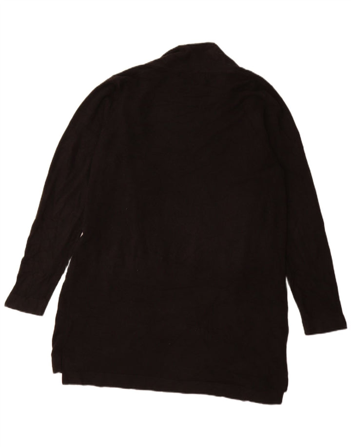 Pulover cardigan deschis pentru femei Marks & Spencer UK 16 mare negru