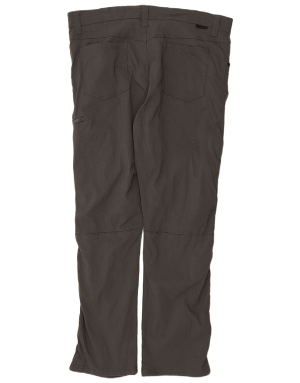 Pantaloni cargo drepti pentru bărbați Wrangler W38 L30 nailon gri
