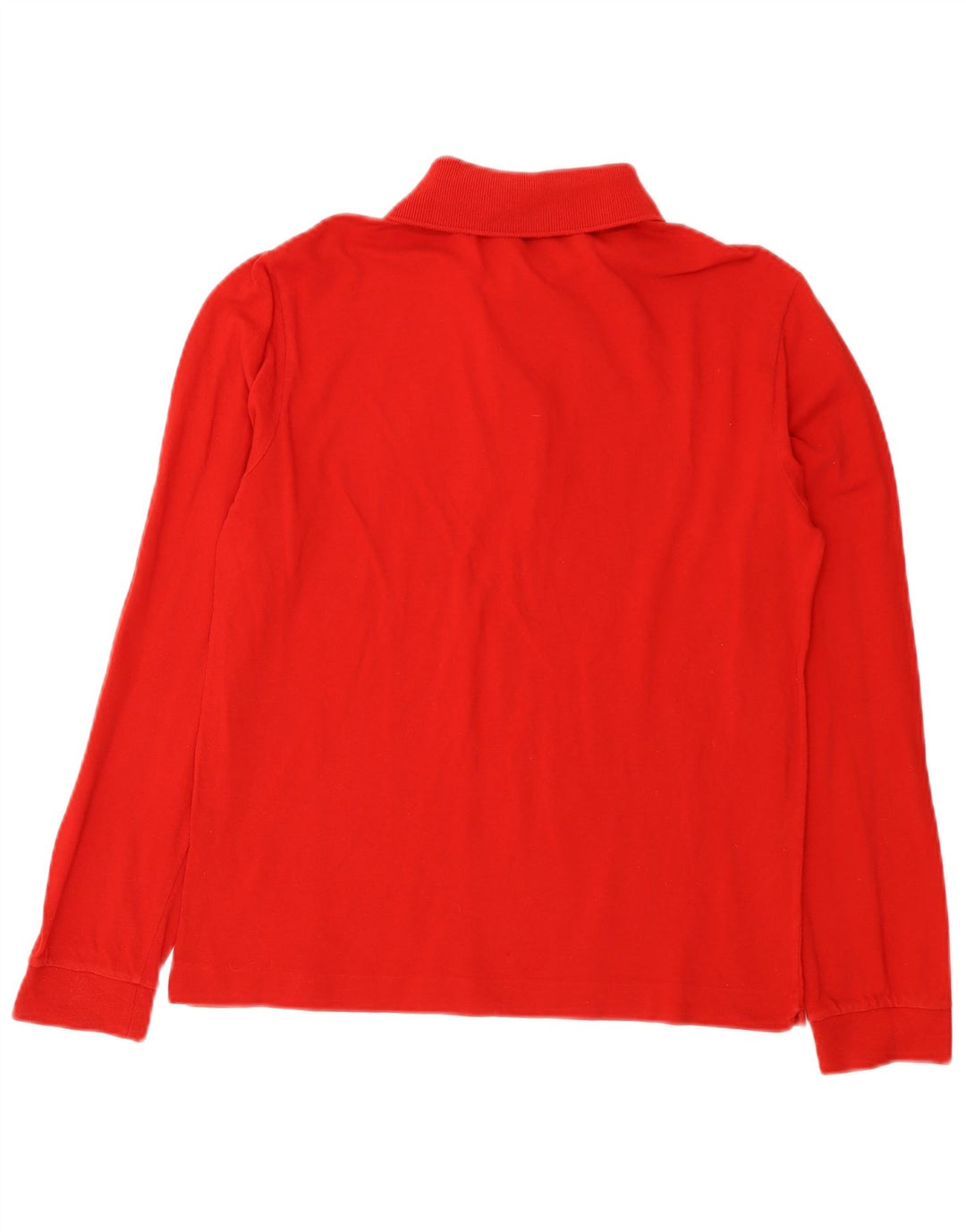 Tricou polo pentru bărbați Lacoste cu mânecă lungă, mărimea 3, bumbac roșu mic