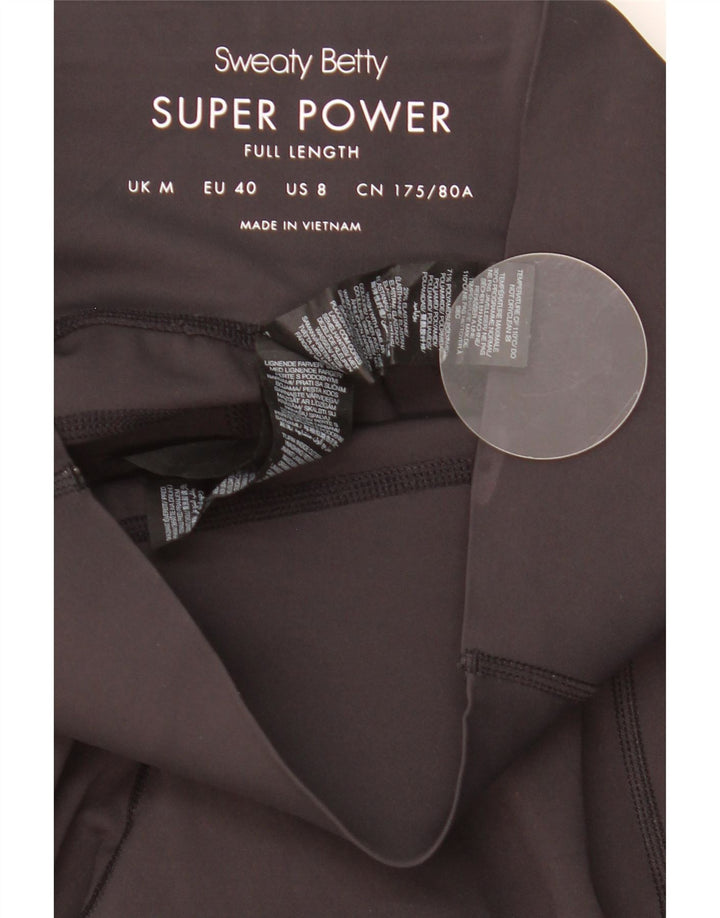 Leggings pentru femei Sweaty Betty UK 12 Poliamidă neagră medie