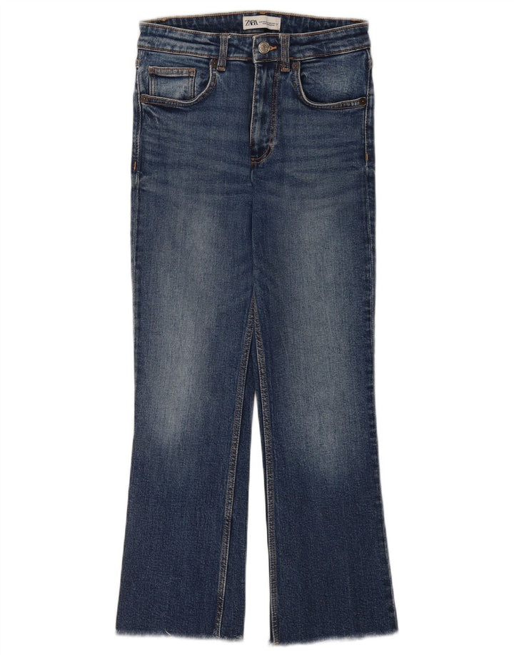 Blugi Bootcut pentru Damă Zara EU 34 2XS L24 L25 Albastru