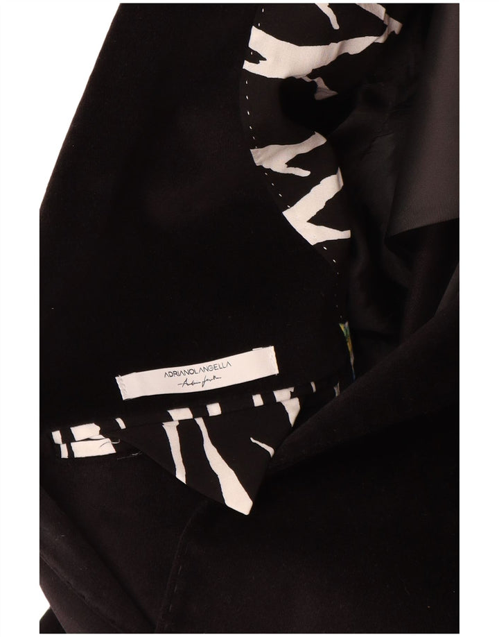 Jachetă pentru bărbați VINTAGE cu 2 nasturi IT 50, bumbac negru mare