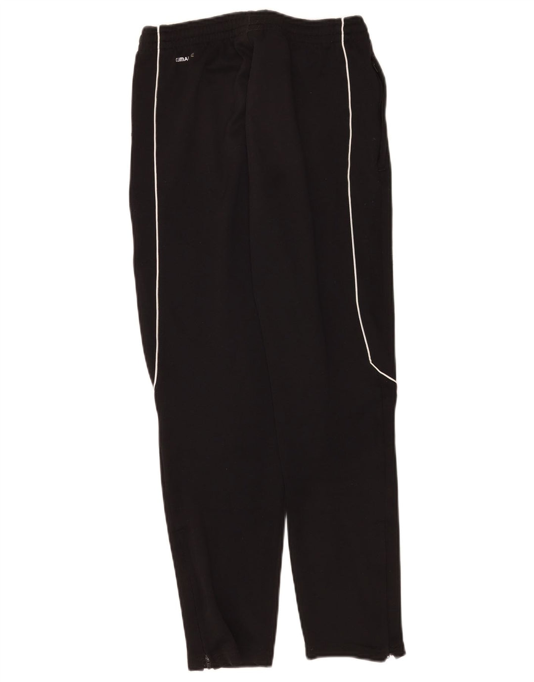 Pantaloni de trening Adidas Climalite pentru baieti 11-12 ani poliester negru
