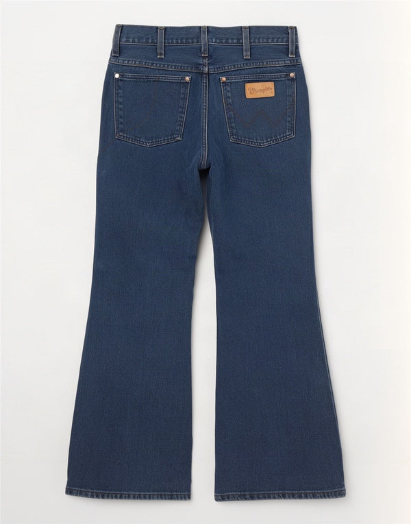 Blugi Wrangler pentru femei cu picioare largi W28 L28 bumbac bleumarin