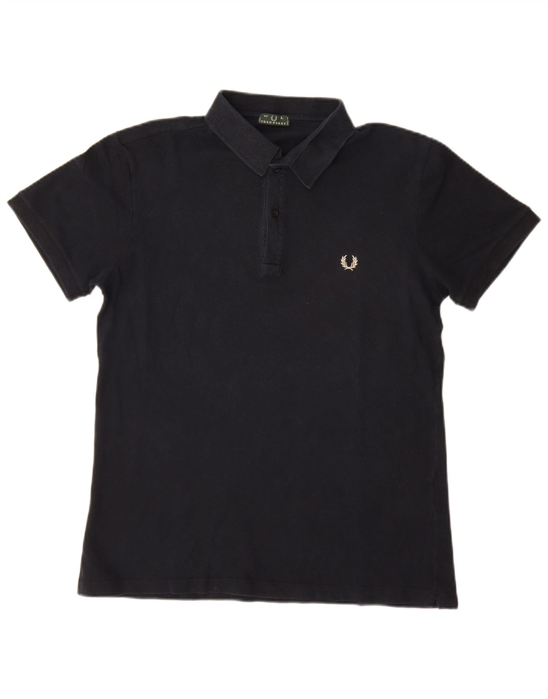 Cămașă polo Fred Perry pentru bărbați, mare, albastru bleumarin, bumbac