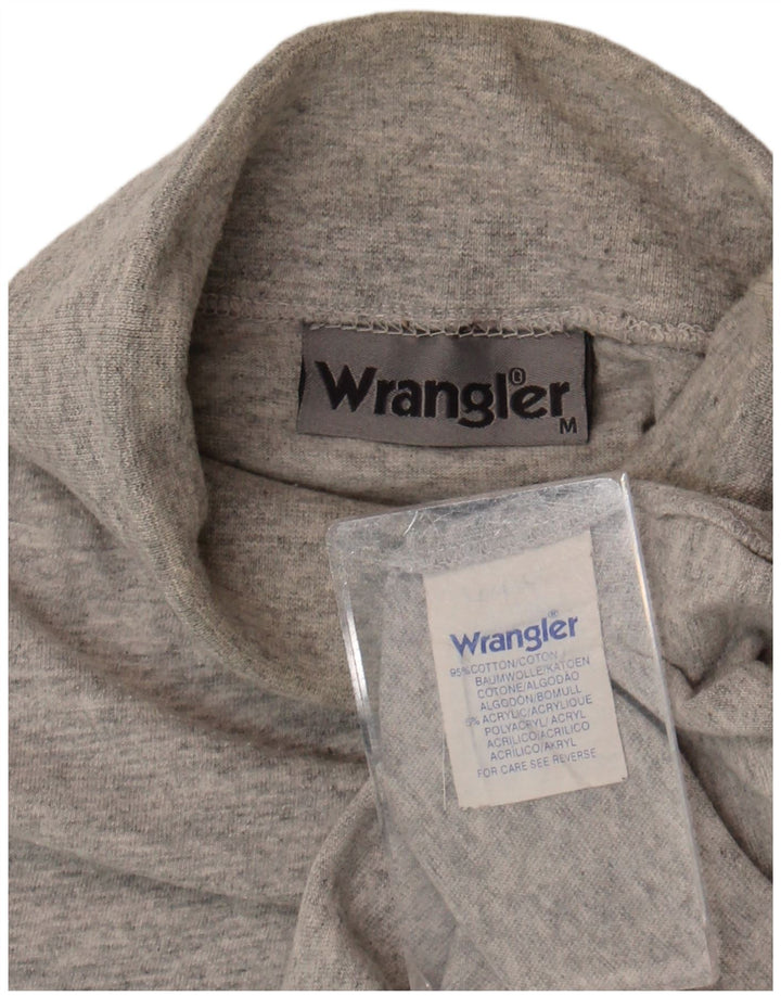Top cu mânecă lungă pentru bărbați Wrangler, gri mediu, bumbac