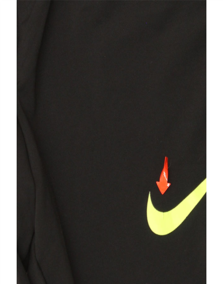Pantaloni de trening NIKE Dri Fit pentru bărbați, negru mediu, poliester bloc de culoare
