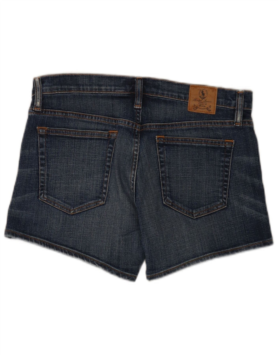 Pantaloni scurți din blugi pentru femei Ralph Lauren W29, bumbac albastru mediu
