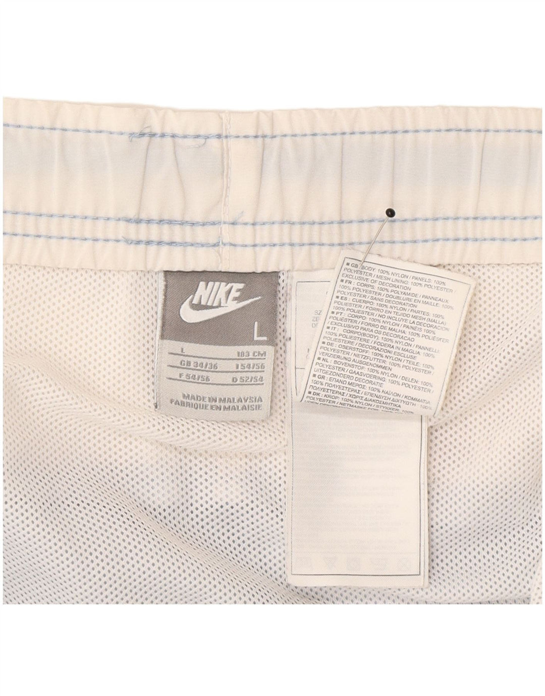 Pantaloni scurți sport Nike pentru bărbați, mari, albastru, din nailon