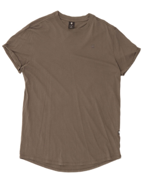 Tricou pentru bărbați G-Star Top din bumbac gri mediu