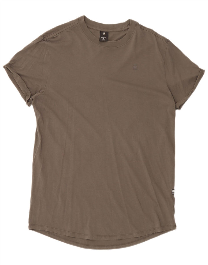 Tricou pentru bărbați G-Star Top din bumbac gri mediu