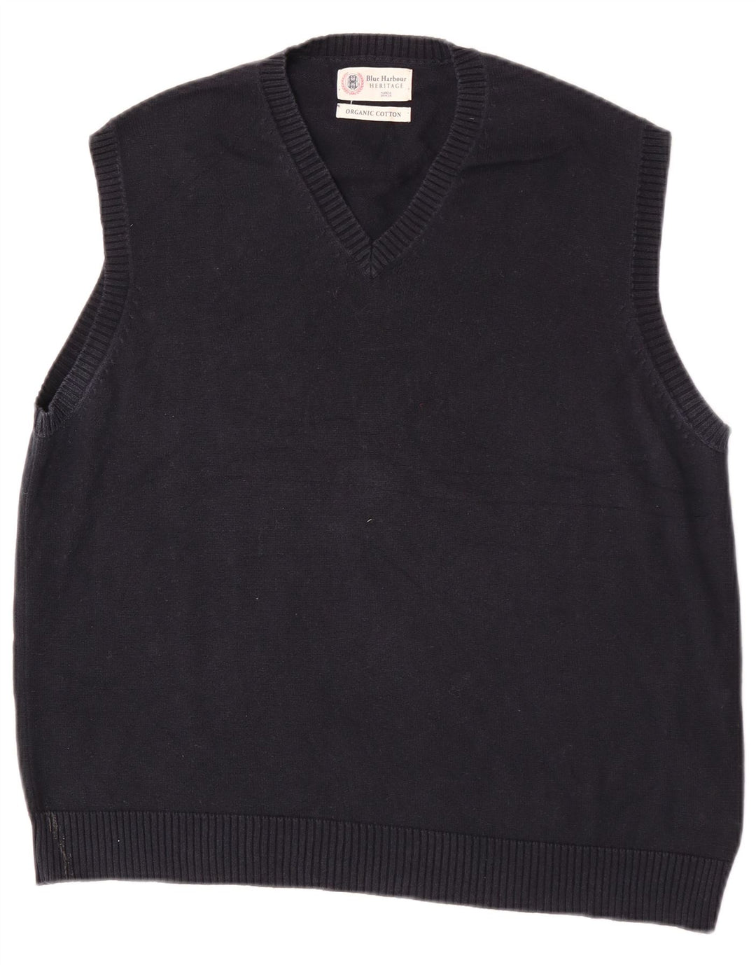 Marks & Spencer pentru bărbați Blue Harbour Vest Tank Top mare din bumbac bleumarin