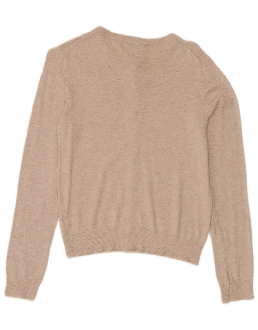 Pulover cardigan pentru femei Marks & Spencer UK 10 Small Beige Viscose