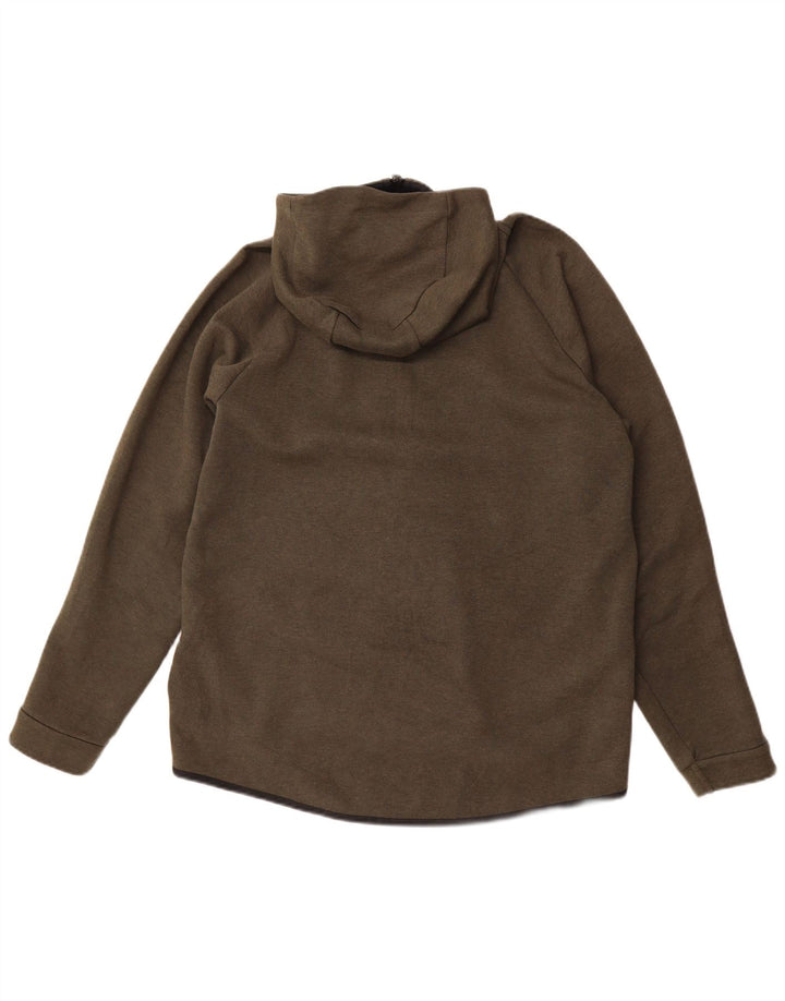 Pulover Nike pentru bărbați, cu fermoar, bumbac, XL, kaki