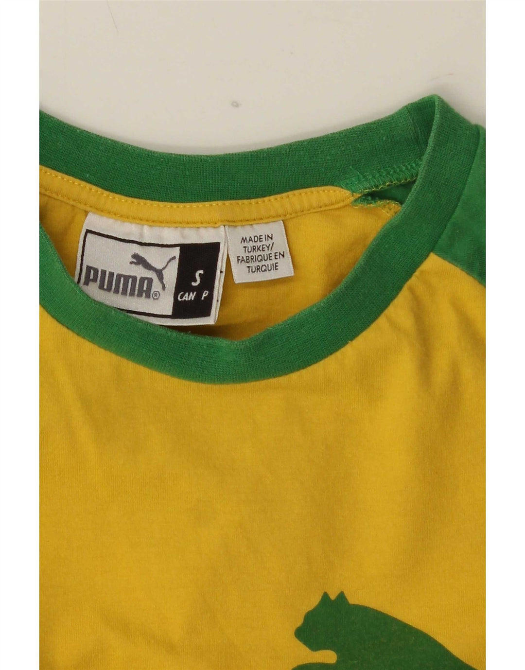 Tricou grafic Puma pentru bărbați Top mic galben Colorblock