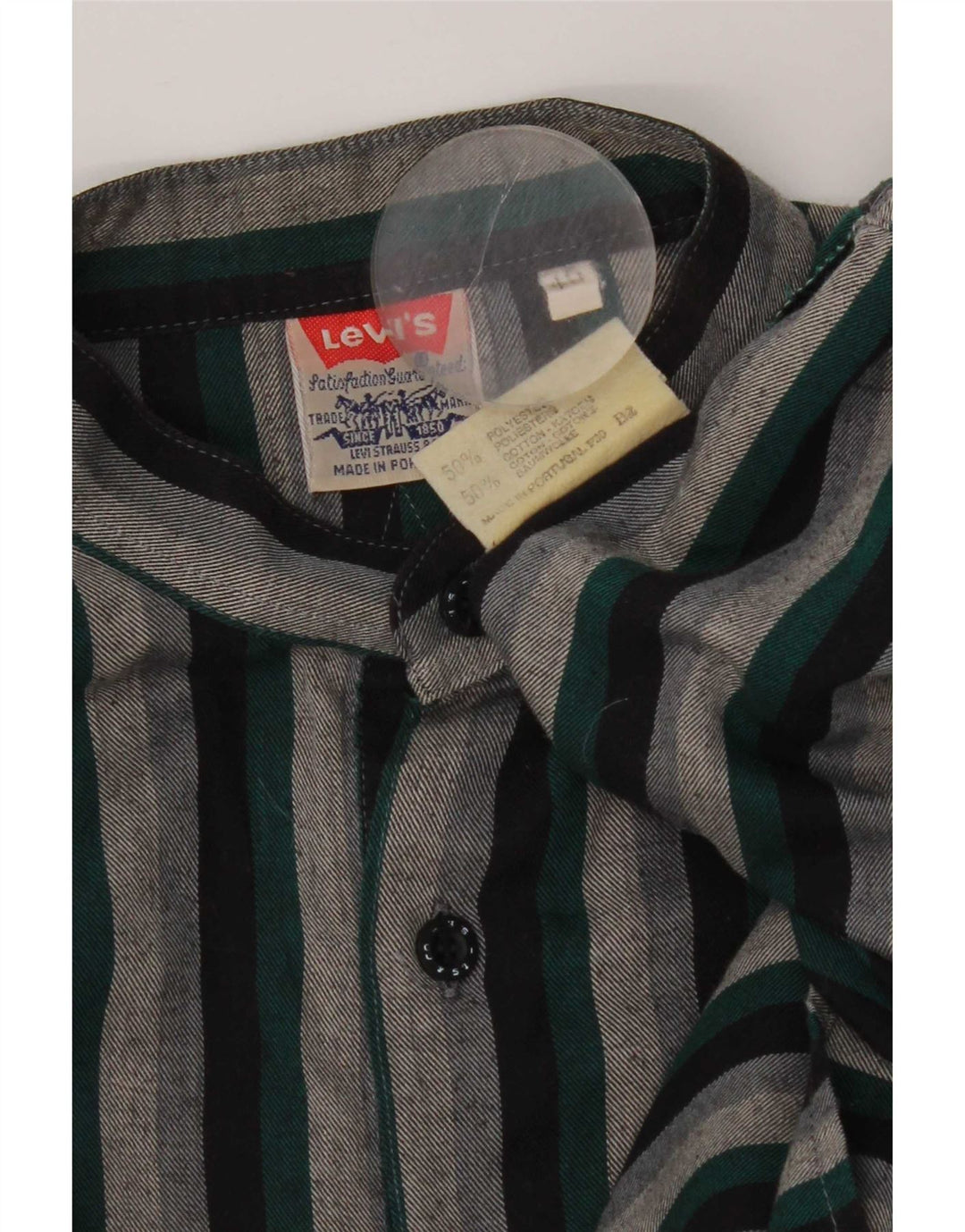 Cămașă pentru bărbați Levi's Mărimea 40 Poliester cu dungi medii, multicolore