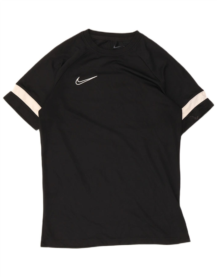 Tricou pentru bărbați Nike Top Mediu Negru cu dungi Poliester Sport