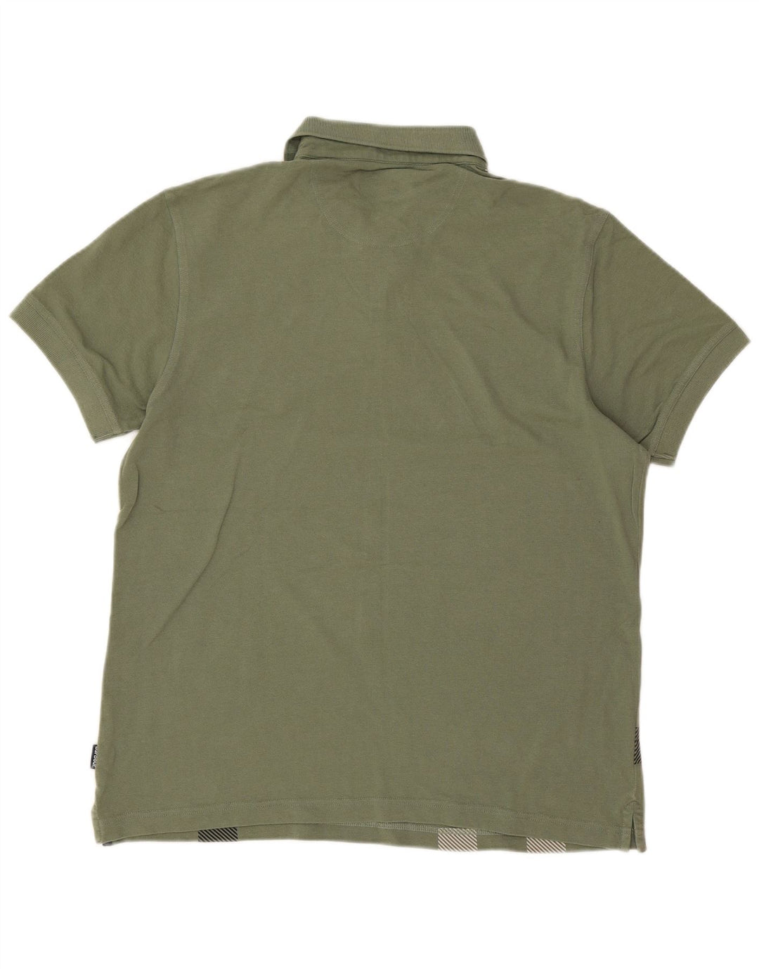 Tricou polo pentru bărbați Barbour, cu carouri mari, verde