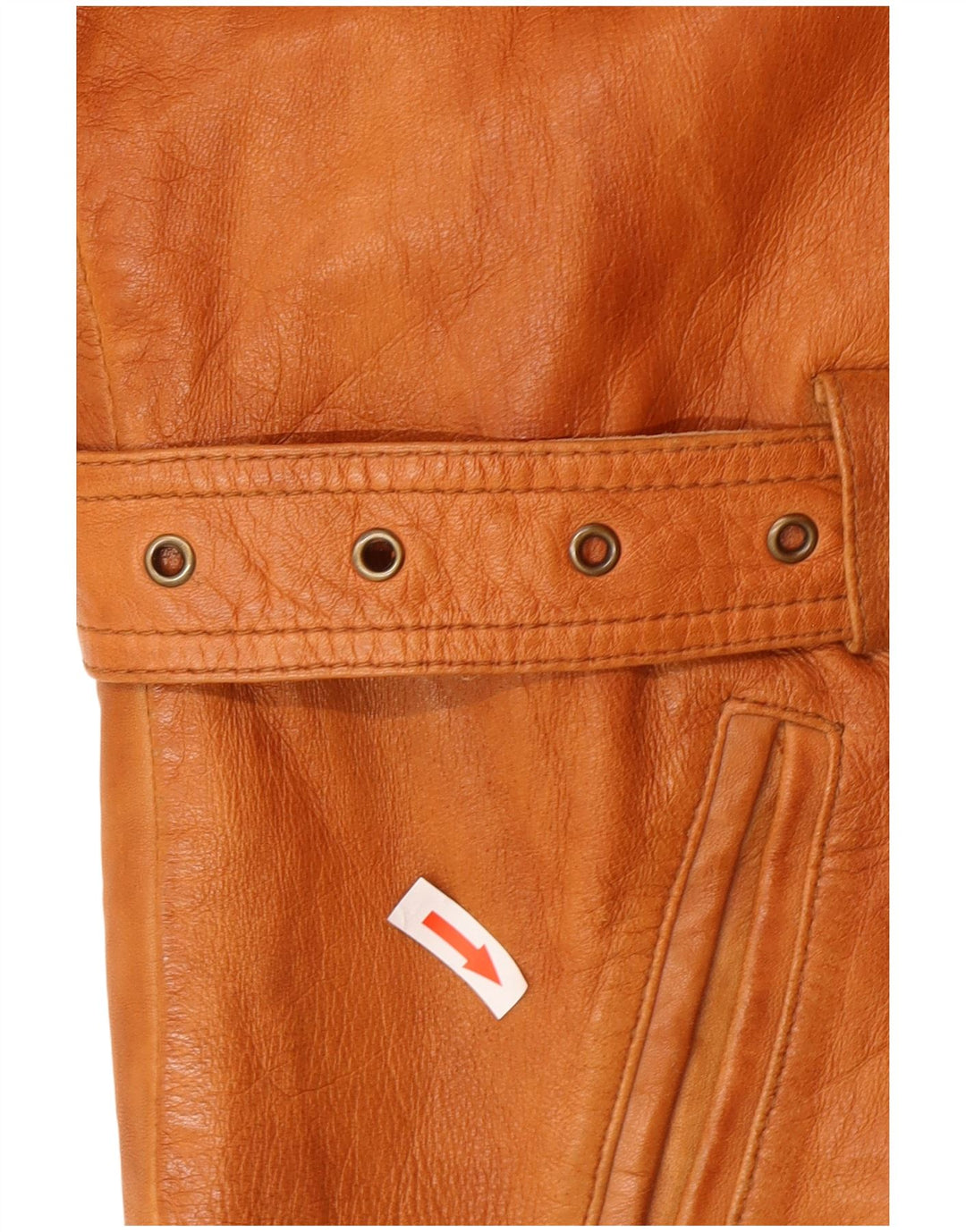 Geaca de piele Yessica pentru femei UK 20 2XL din piele maro
