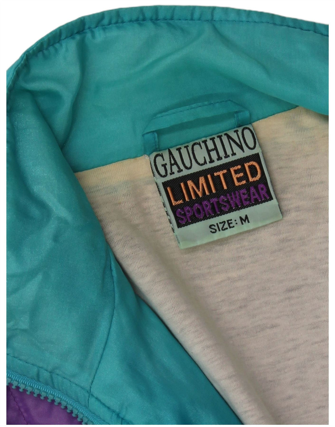 VINTAGE Trening cu grafică pentru bărbați. Jachetă medie multicoloră