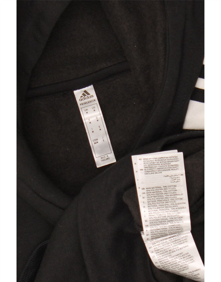 Pulover Adidas pentru bărbați, bumbac mediu negru
