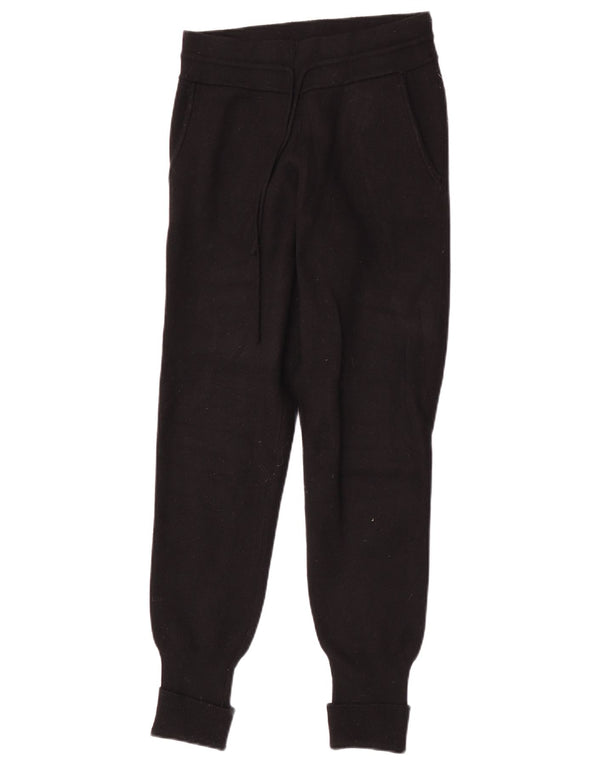 Pantaloni de trening Zara Femei Joggeri Mici Viscoza Neagra