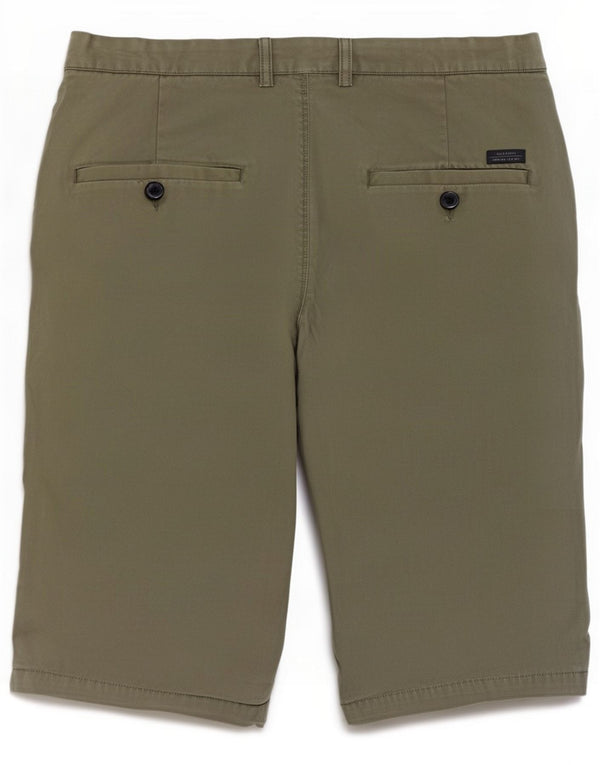 All Saints Mens Chino Shorts Medium W30 Green Bumbac